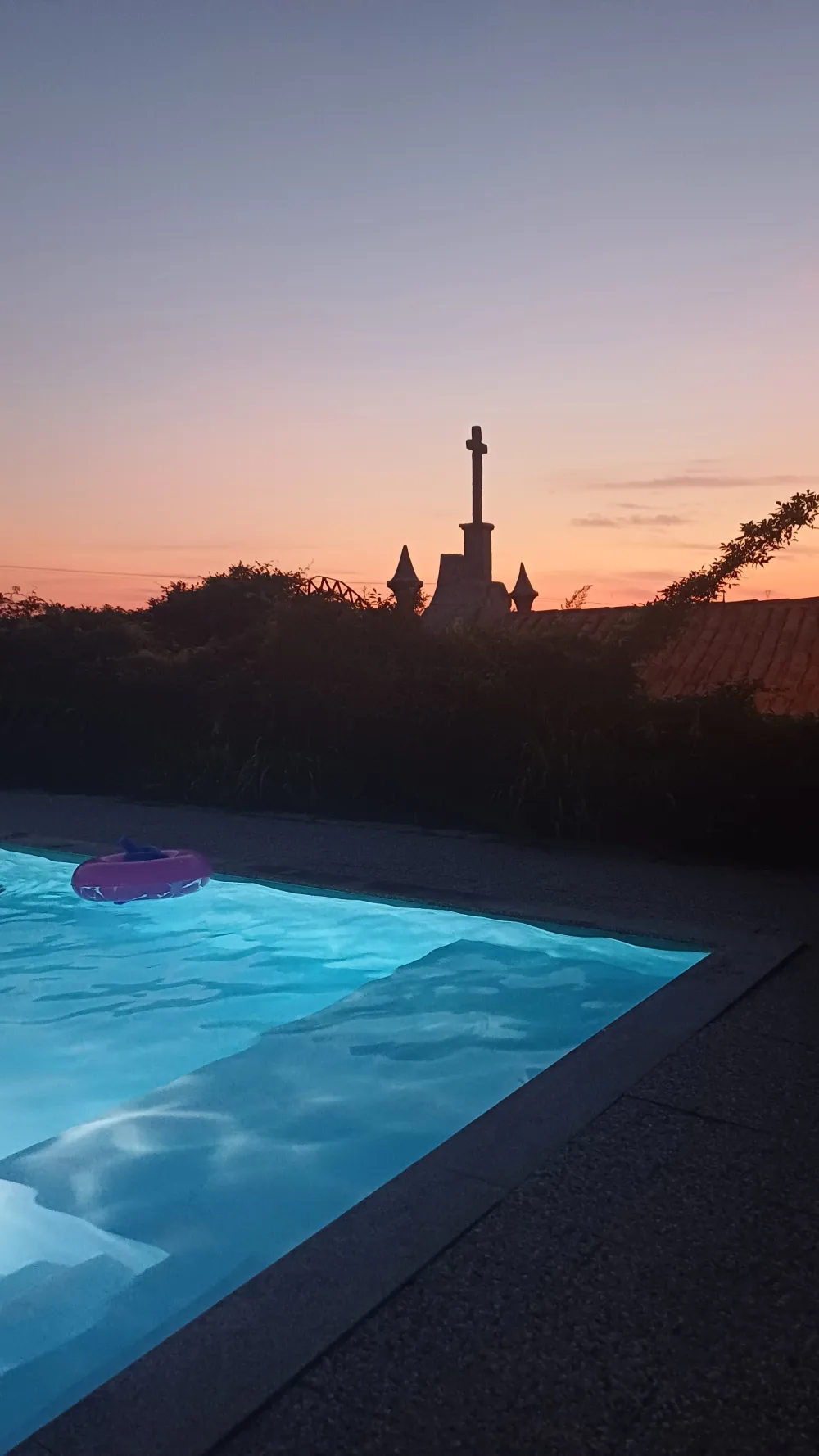 La piscine la nuit